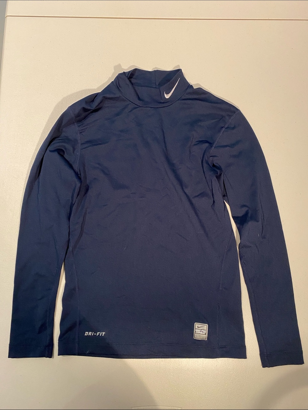 Nike Navy Blue Long sleeve Athletic Tee | Size S